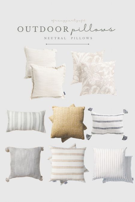 You asked for it! Here’s a round up of affordable neutral outdoor pillows!

Patio, outdoor sofa

#LTKhome #LTKunder50 #LTKsalealert