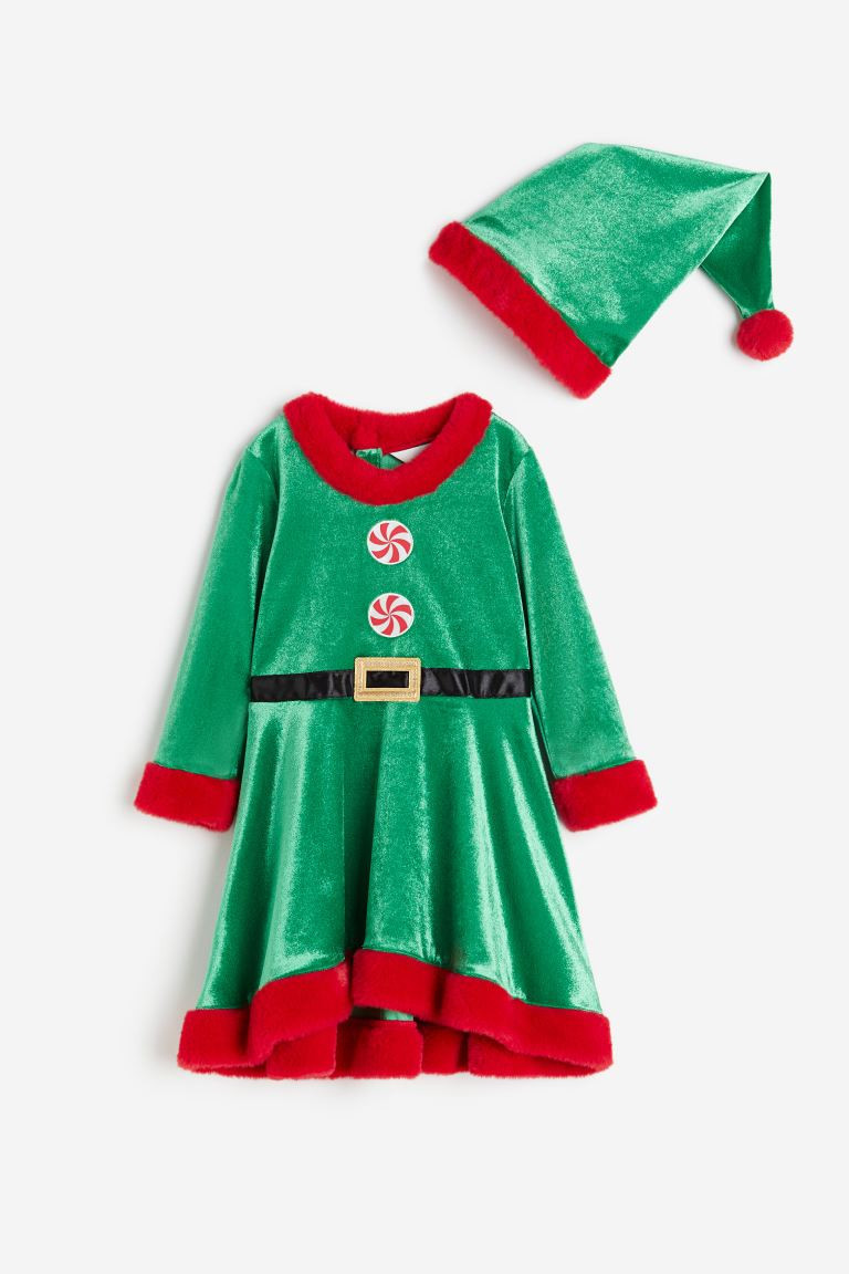 2-piece set - Bright green - Kids | H&M GB | H&M (UK, MY, IN, SG, PH, TW, HK)