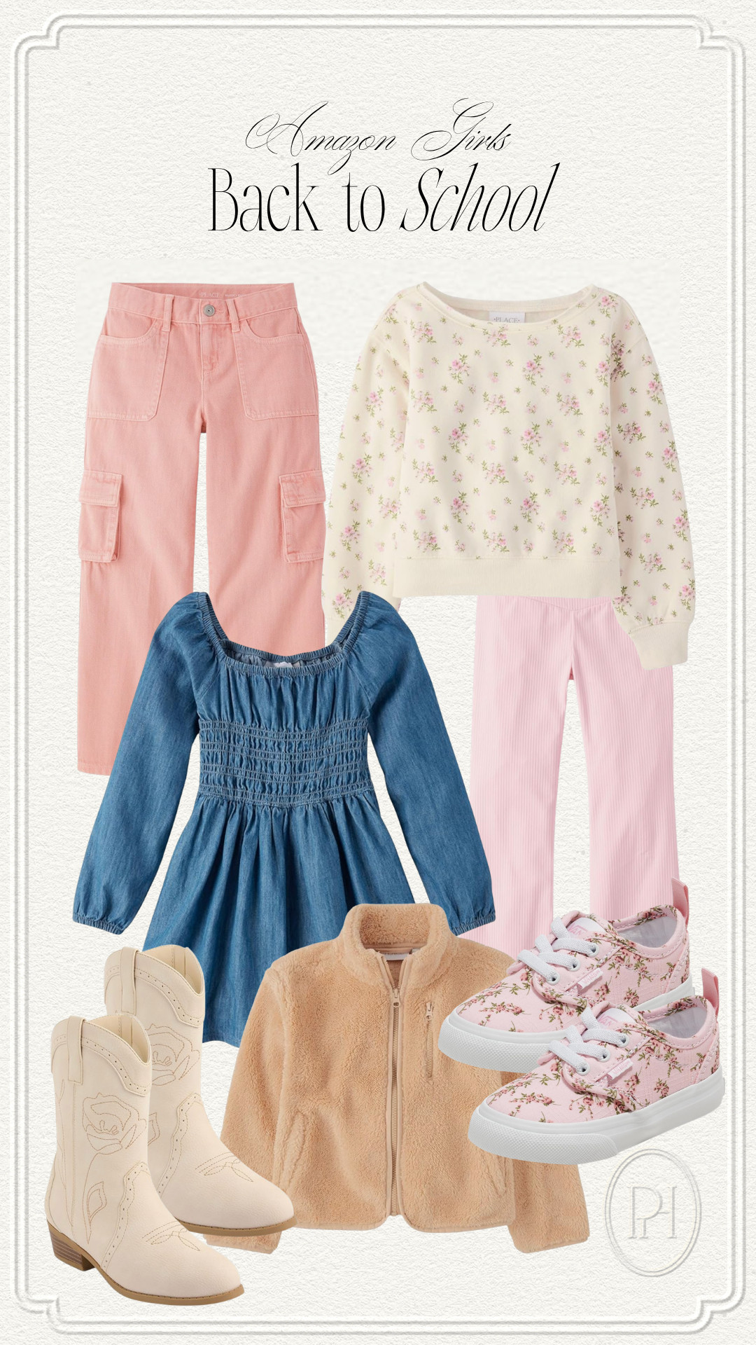Back to school finds for the girls on Amazon!

kids clothes, girls clothes, pink pants, pink cargo pants, floral sweater, denim dress, kids fall clothes, kids fall fashion, back to school clothes, girls boots, girls cowboy boots, cowgirl boots, floral sneakers, jacket 

 #LTKmomlife #LTKSeasonal #LTKKids