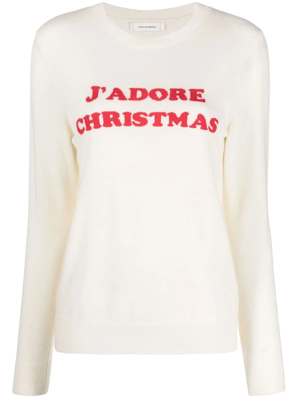 Chinti & Parker J'Adore Christmas Sweater - Farfetch | Farfetch Global