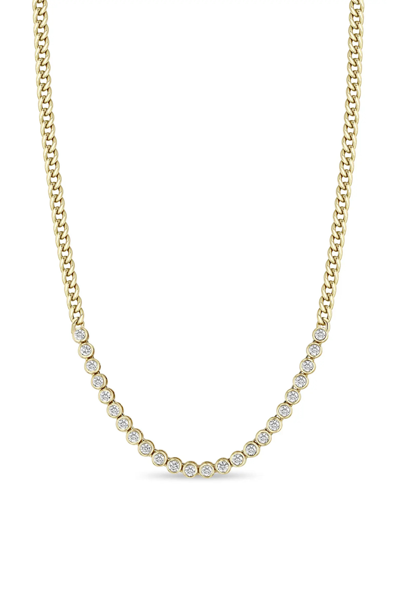 Diamond Bezel Tennis Necklace (Women) | Nordstrom | Nordstrom