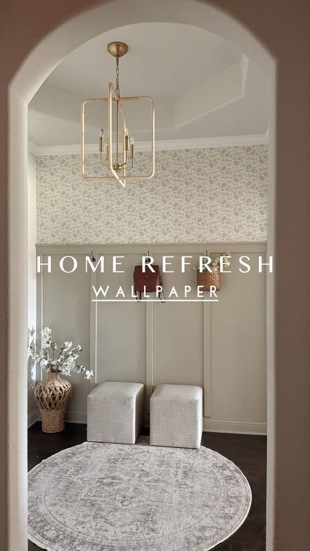 Entryway refresh!! The accent wall color is Ethereal Mood by SW.



vintage style wallpaper, entryway dexor, entryway hooks, floor vase, front door styling, neutral home decor, hallway decor, entryway light fixture, pendant light 

#LTKHome #LTKSummerSales #LTKFindsUnder50