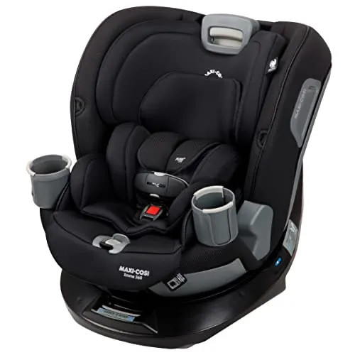 Open Box Emme 360 All-in-One Convertible Car Seat - Midnight Black | REBEL (formerly Rebelstork)