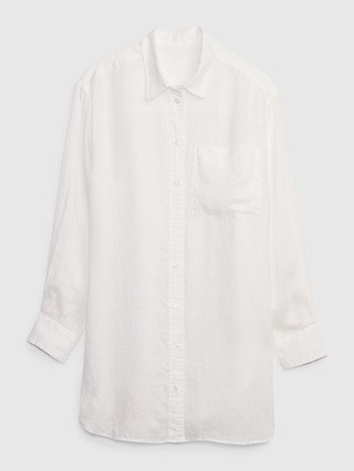 Linen Weekend Tunic Shirt | Gap (US)