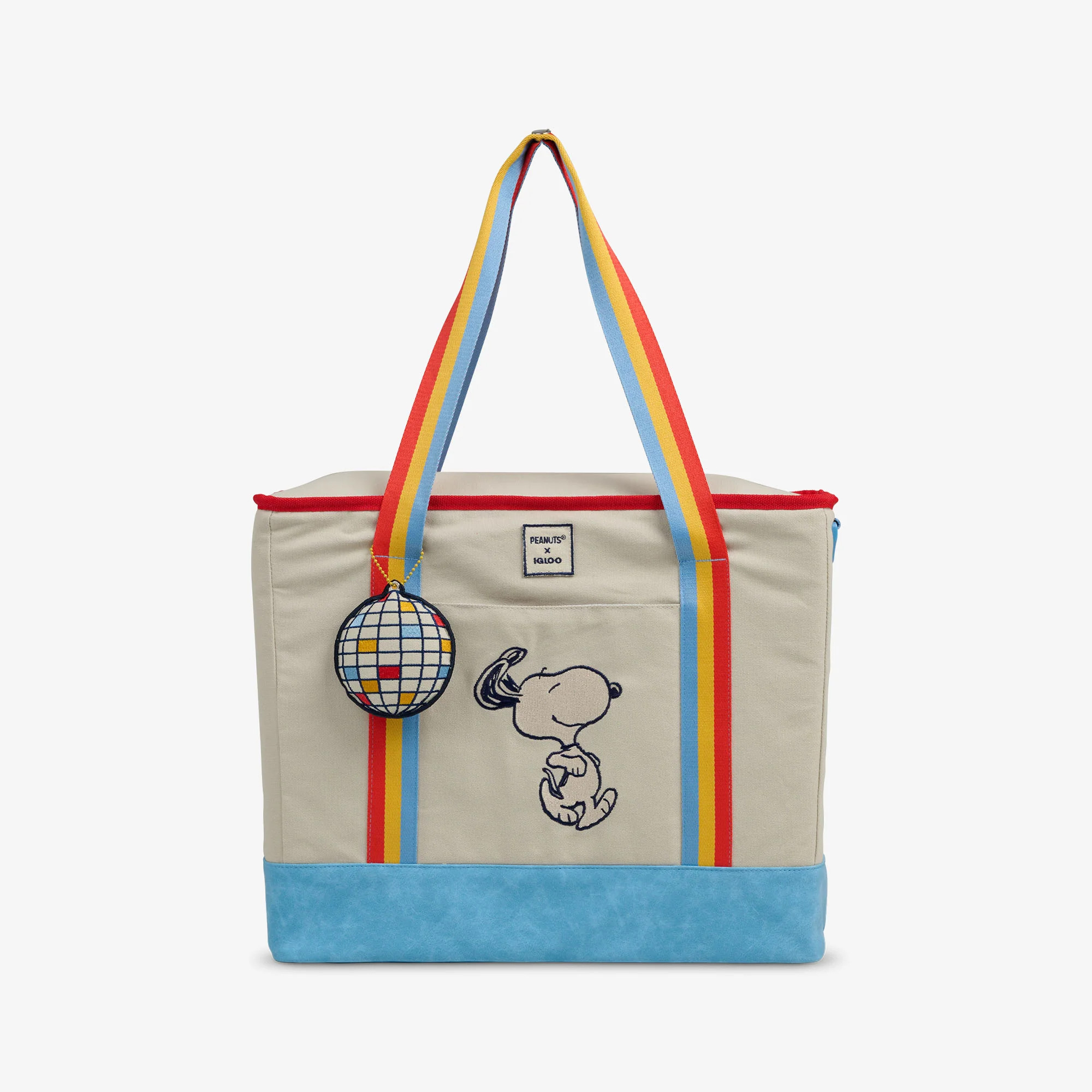 Snoopy Disco Party Dual Compartment Tote Cooler Bag | Igloo Coolers