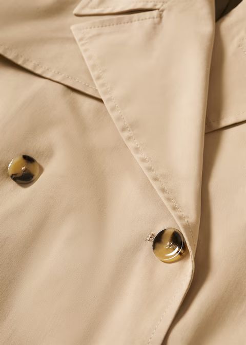 Cotton classic trench coat | MANGO (US)
