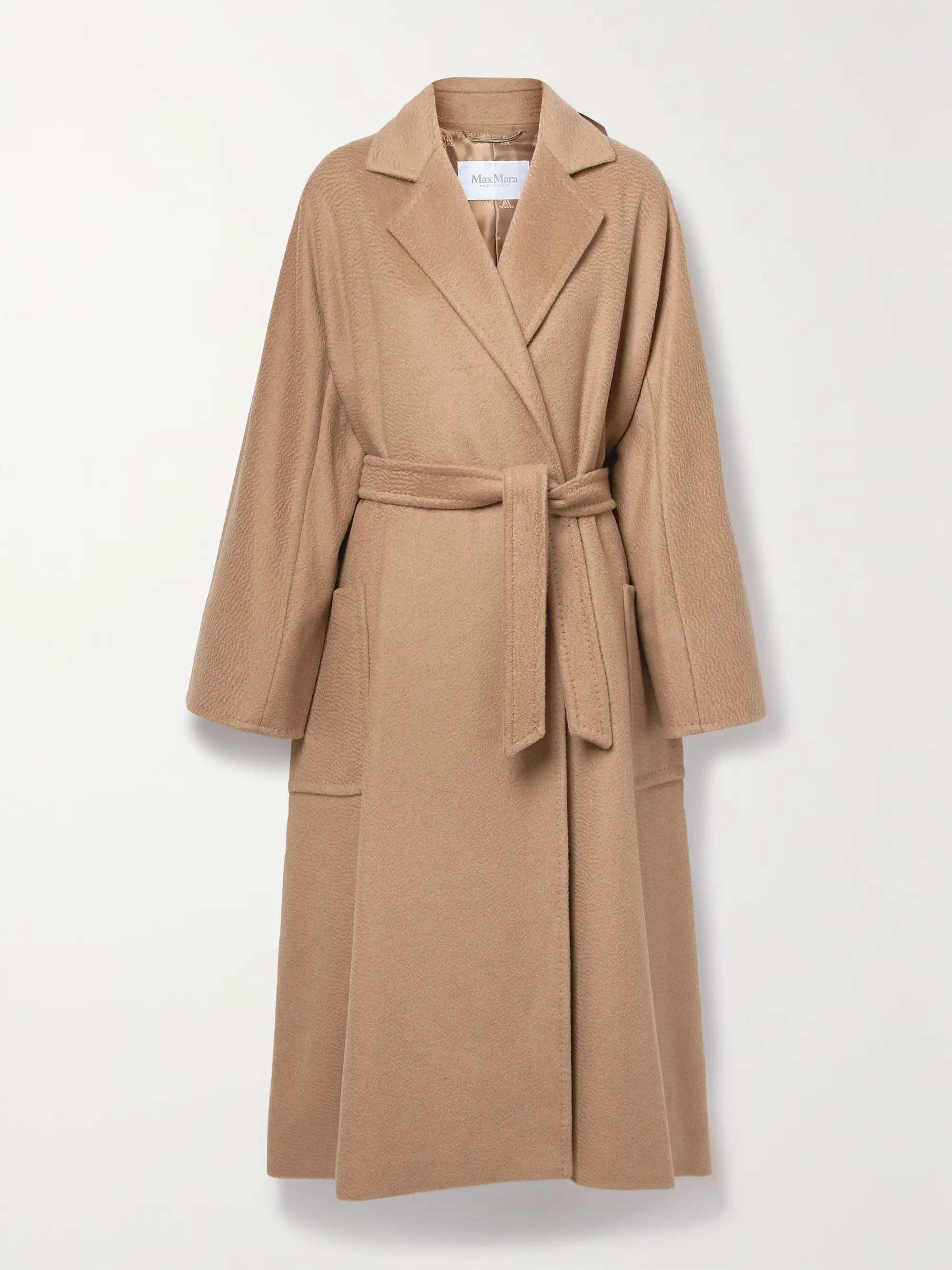 Olea belted camel hair coat | NET-A-PORTER (US)