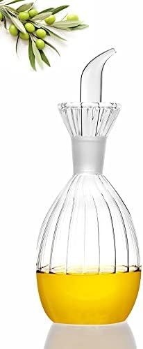HAIZEEN 9 oz/250 ml Leakproof Glass Cruet,Oil Decanter Olive Oil Dispenser Bottle for Kitchen and BB | Amazon (US)