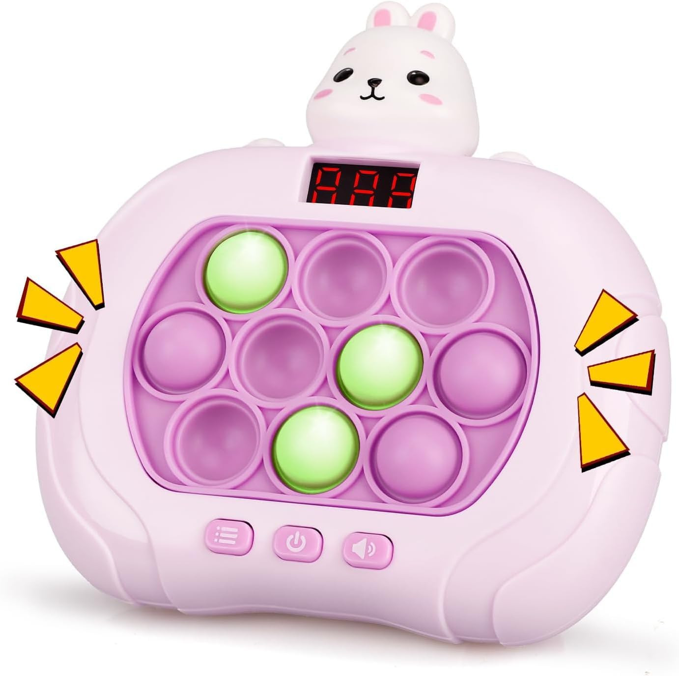 Fast Push Pop Game - Light Up Fidget Toy for Kids, Handheld Sensory Puzzle Game, Christmas & Birthday Gifts for 3-12 Year Old Boys & Girls (Rabbit) | Amazon (US)