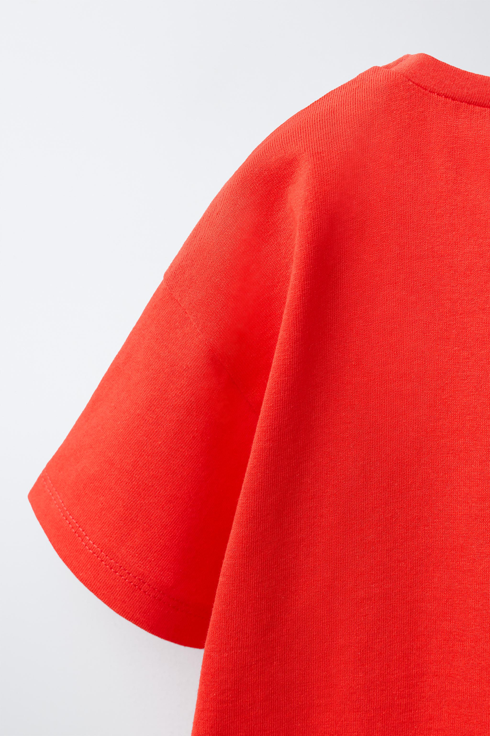 RUFFLY PRINT T-SHIRT | Zara US