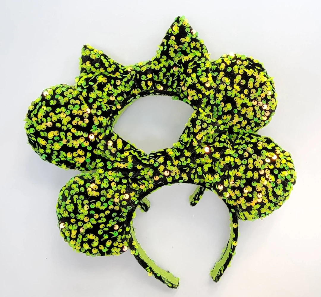 We Don't Talk About Bruno Sequin Minnie Ears  Green - Etsy | Etsy (US)