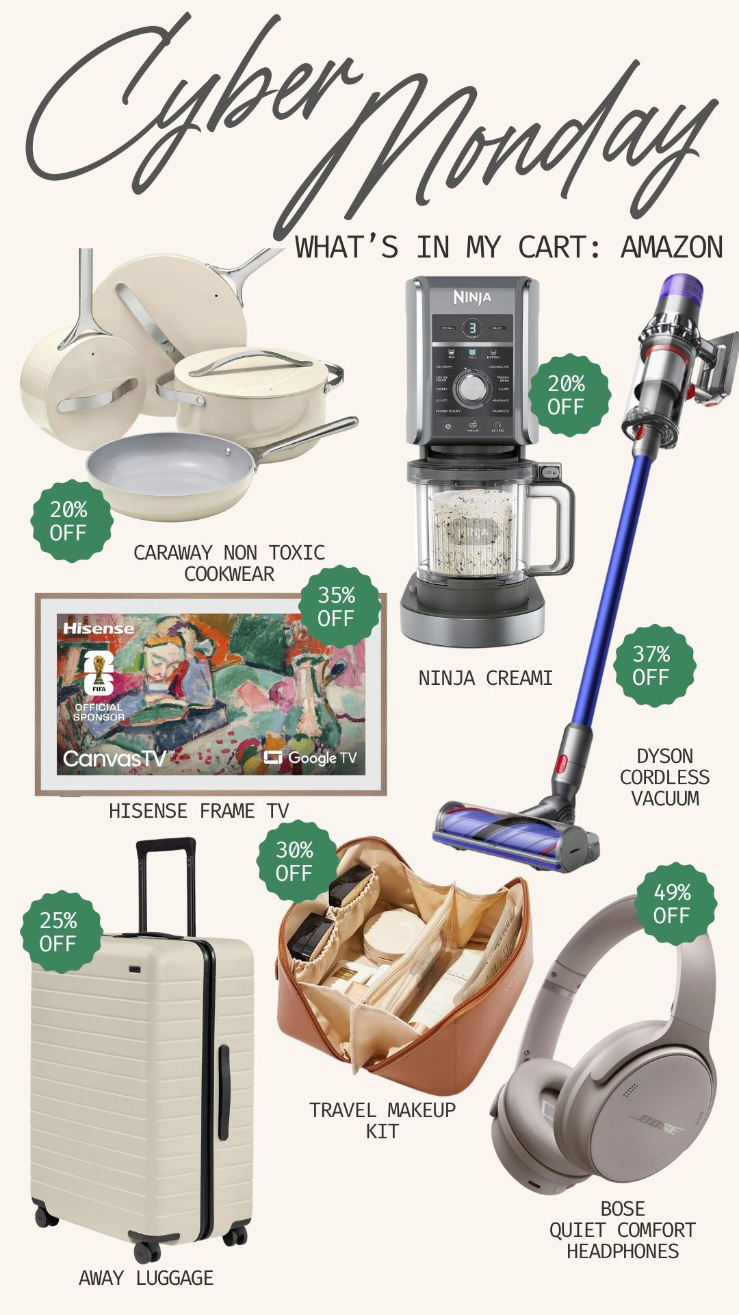 Love all of these products and can't recommend them enough. Cyber Monday is the best time to grab these pricier everyday essentials at a steal!  

 

#LTKCyberWeek #LTKGiftGuide #LTKHoliday