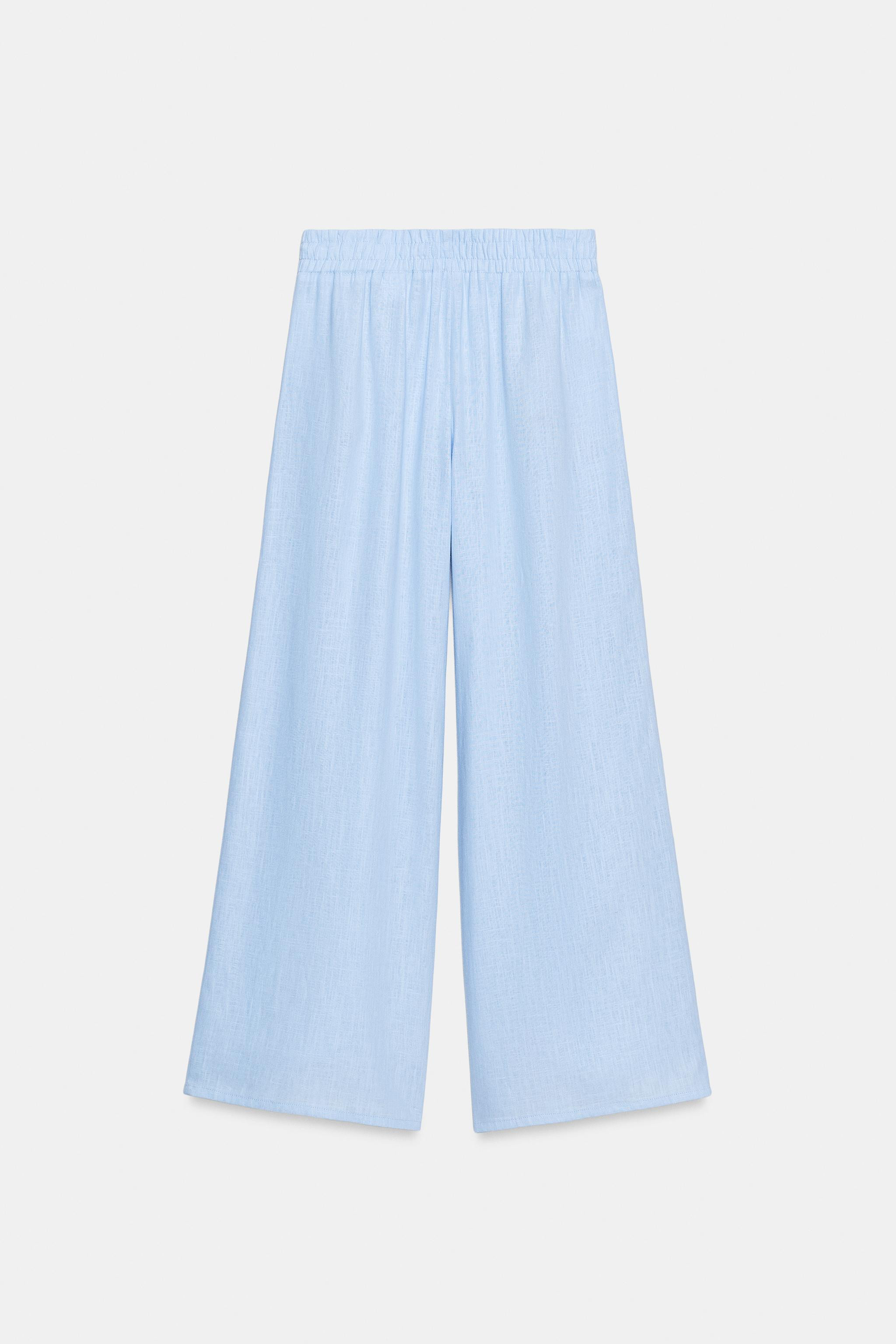 WIDE LINEN PANTS | Zara US