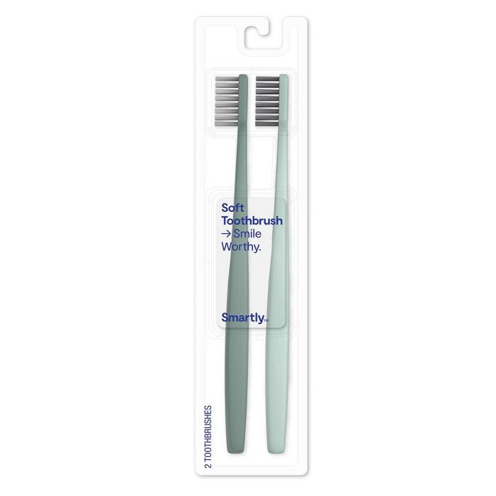 Manual Toothbrush - 2ct - Driftwood - Smartly™ | Target