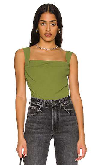 Imogene Corset in Olive Green | Revolve Clothing (Global)