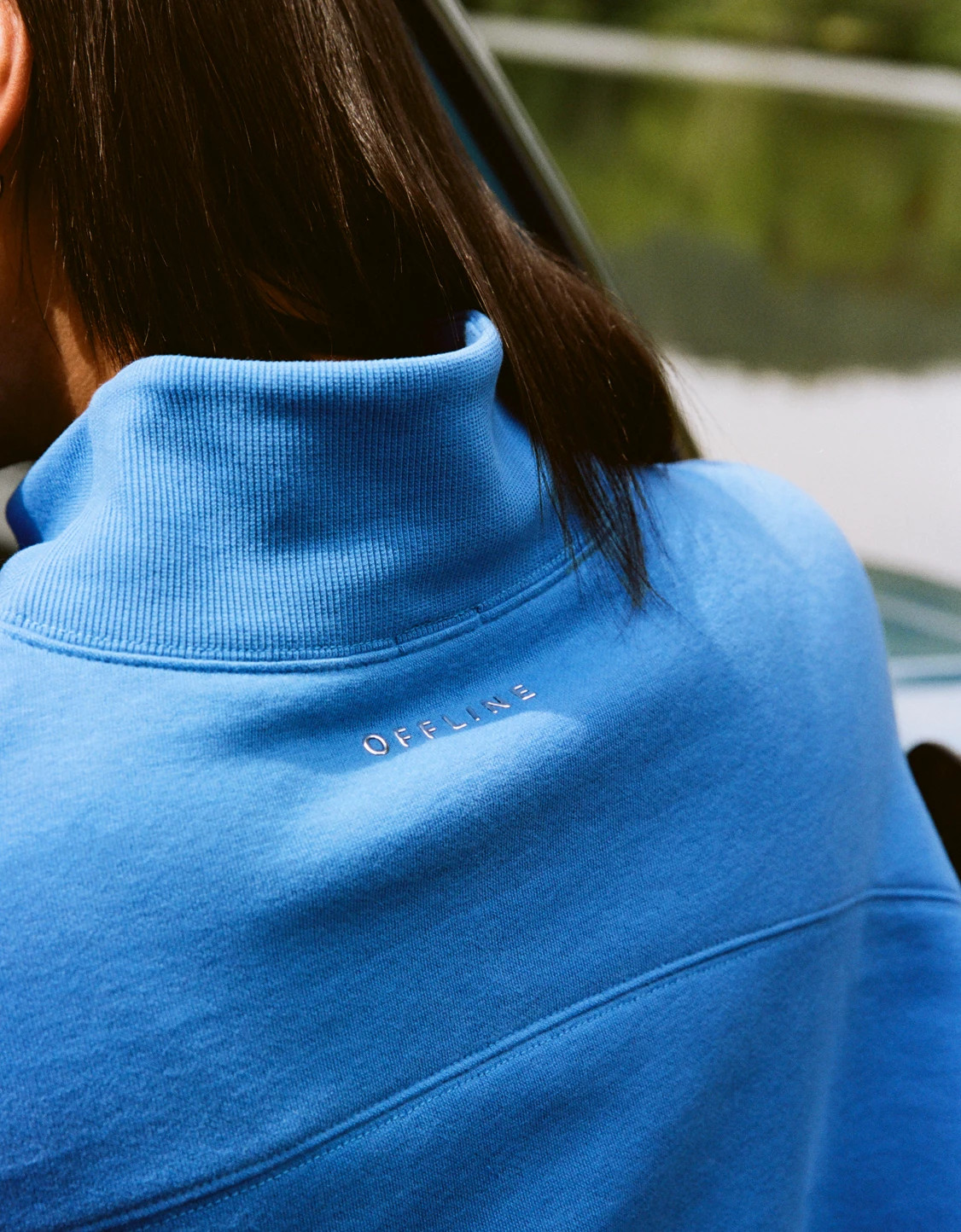 OFFLINE By Aerie Cloud Fleece Oversized Mockneck Sweatshirt | Aerie