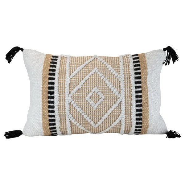 Tassels Polyester Indoor/Outdoor Throw Pillow | Wayfair North America