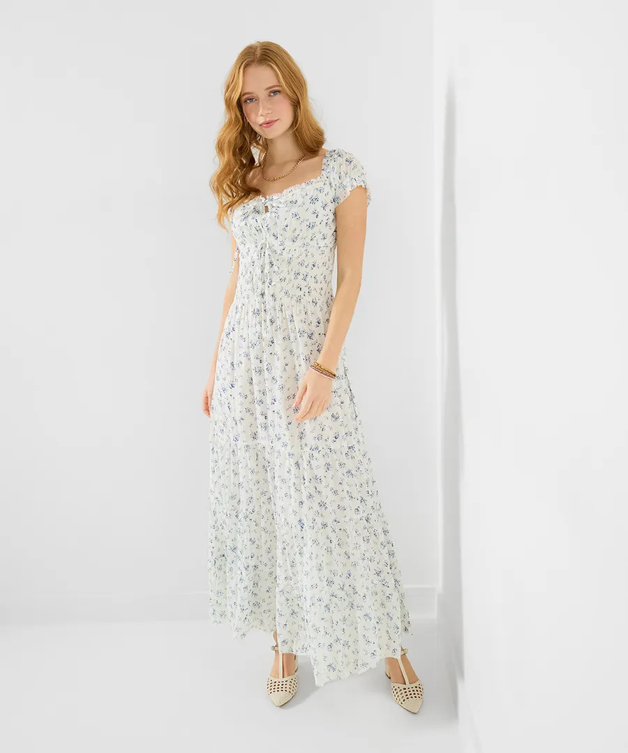 Joe's Favourite Floral Crinkle Cotton Dress | Joe Browns