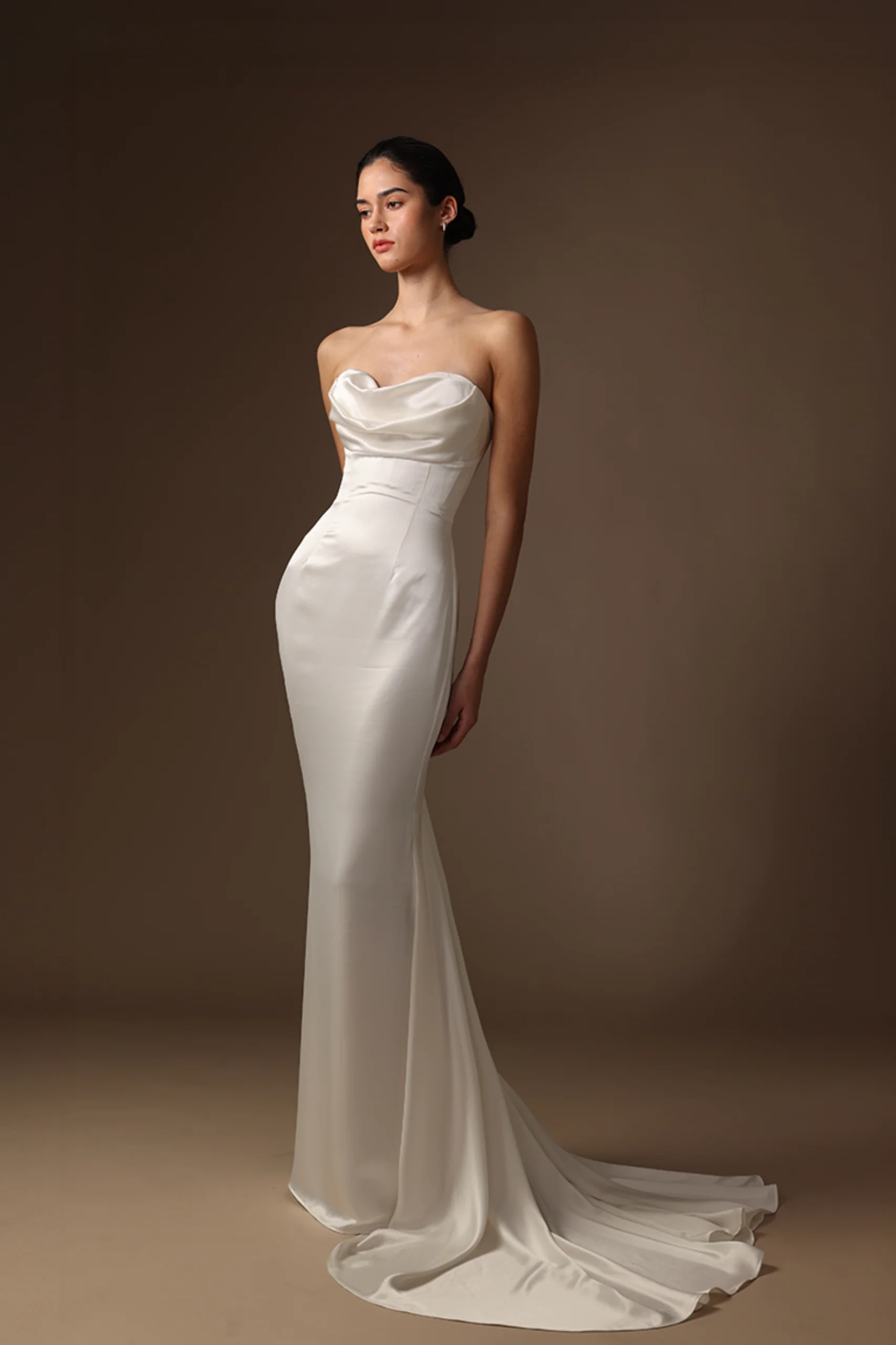 Rianne Satin Gown | Sau Lee