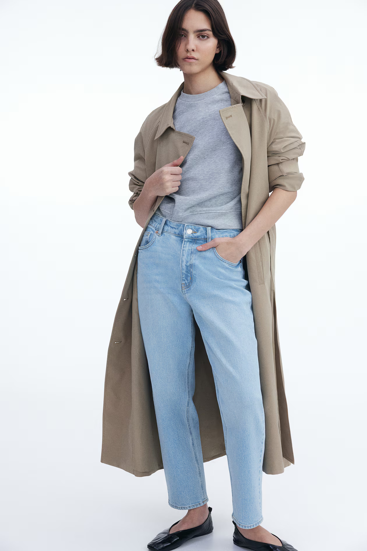 Slim Straight High Ankle Jeans | H&M (AU)