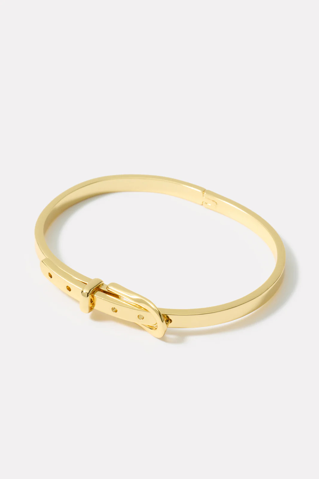 EVEREVE Women's Lincoln Buckle Bracelet, Gold | Evereve