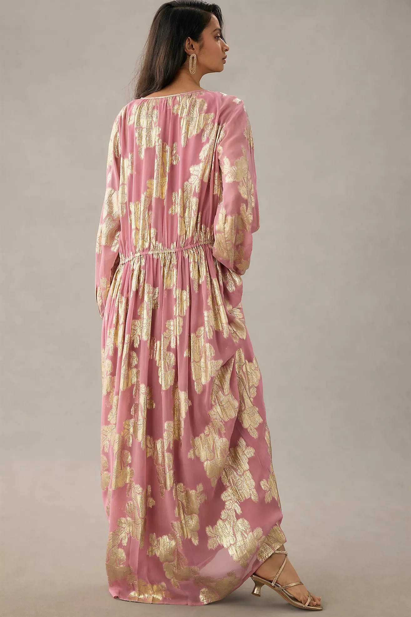 Shruti Sancheti Tie-Neck Maxi Dress | Anthropologie (US)