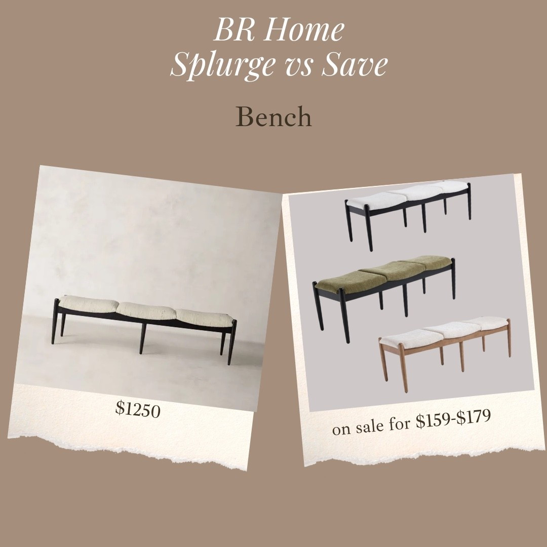 Brand new Amazon bench that’s the perfect look for less for one of my favorite discontinued benches 😍😍😍🚨🚨🚨 such a great price! 

#LTKStyleTip #LTKHome #LTKSaleAlert