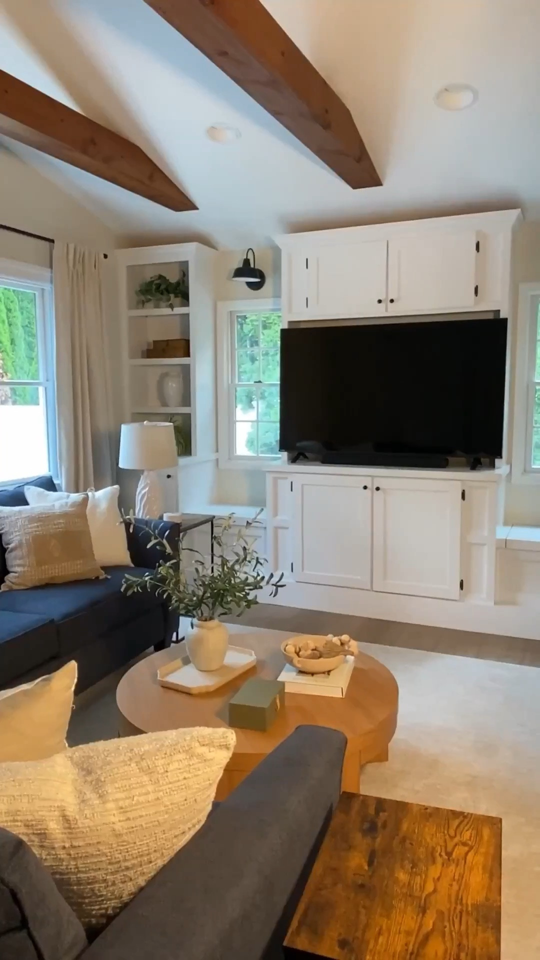 Soft textures, warm neutrals, and calm corners. This family room is designed to slow down and settle in. Everything is linked

#LTKFindsUnder50 #LTKStyleTip #LTKHome