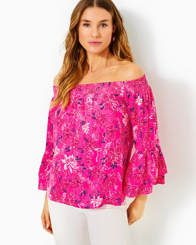 Kaori Off-the-Shoulder Top | Lilly Pulitzer