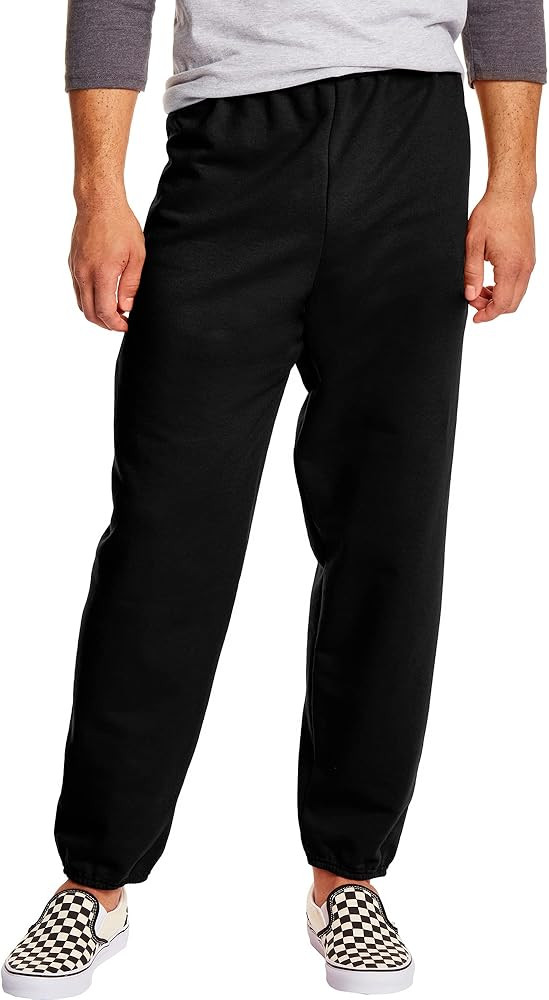 Hanes Men's Ecosmart Best Sweatpants, Athletic Lounge Pants with C"ed Cuffs | Amazon (US)
