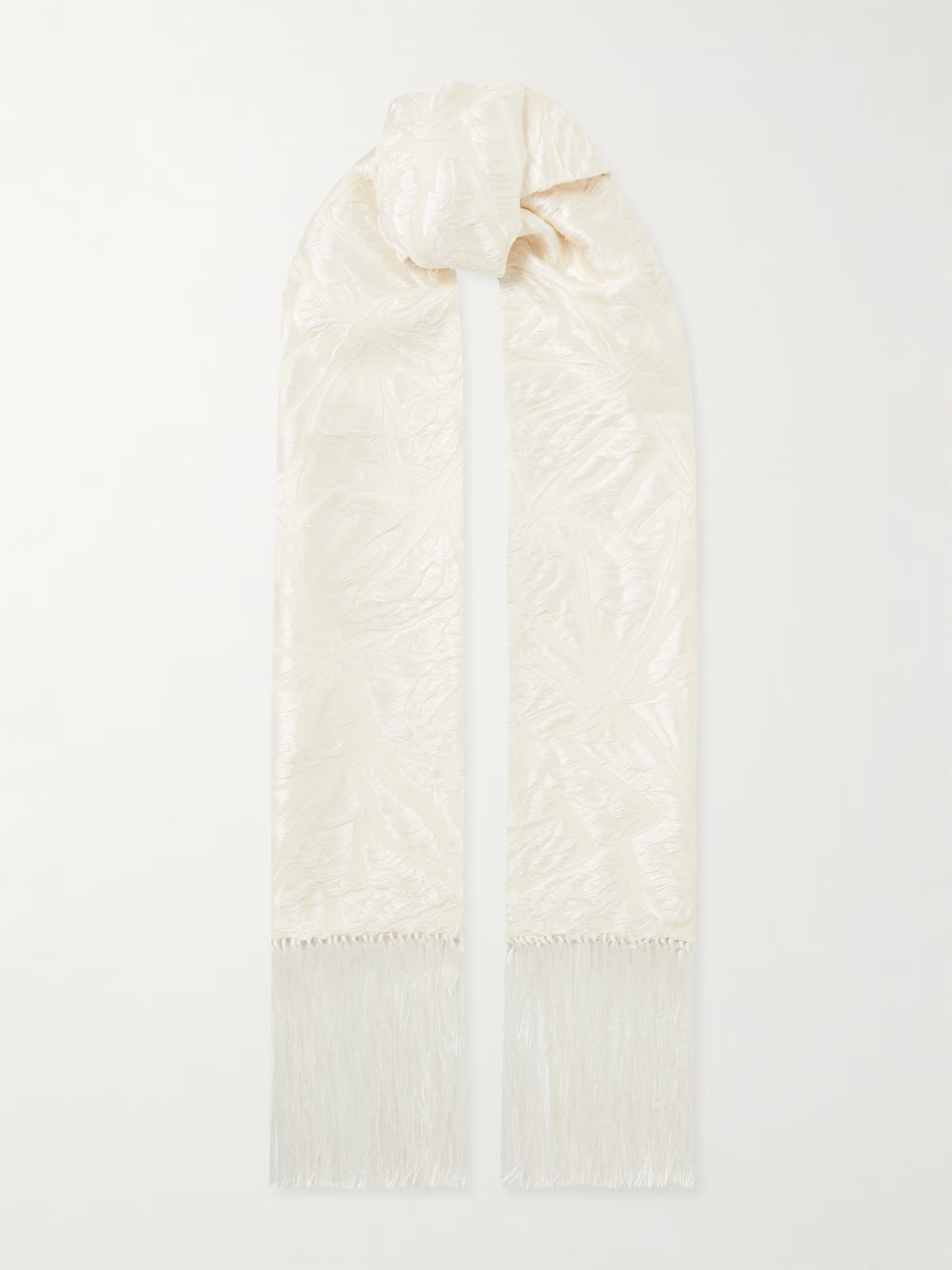 Blaine fringed silk and wool-blend jacquard scarf | NET-A-PORTER APAC