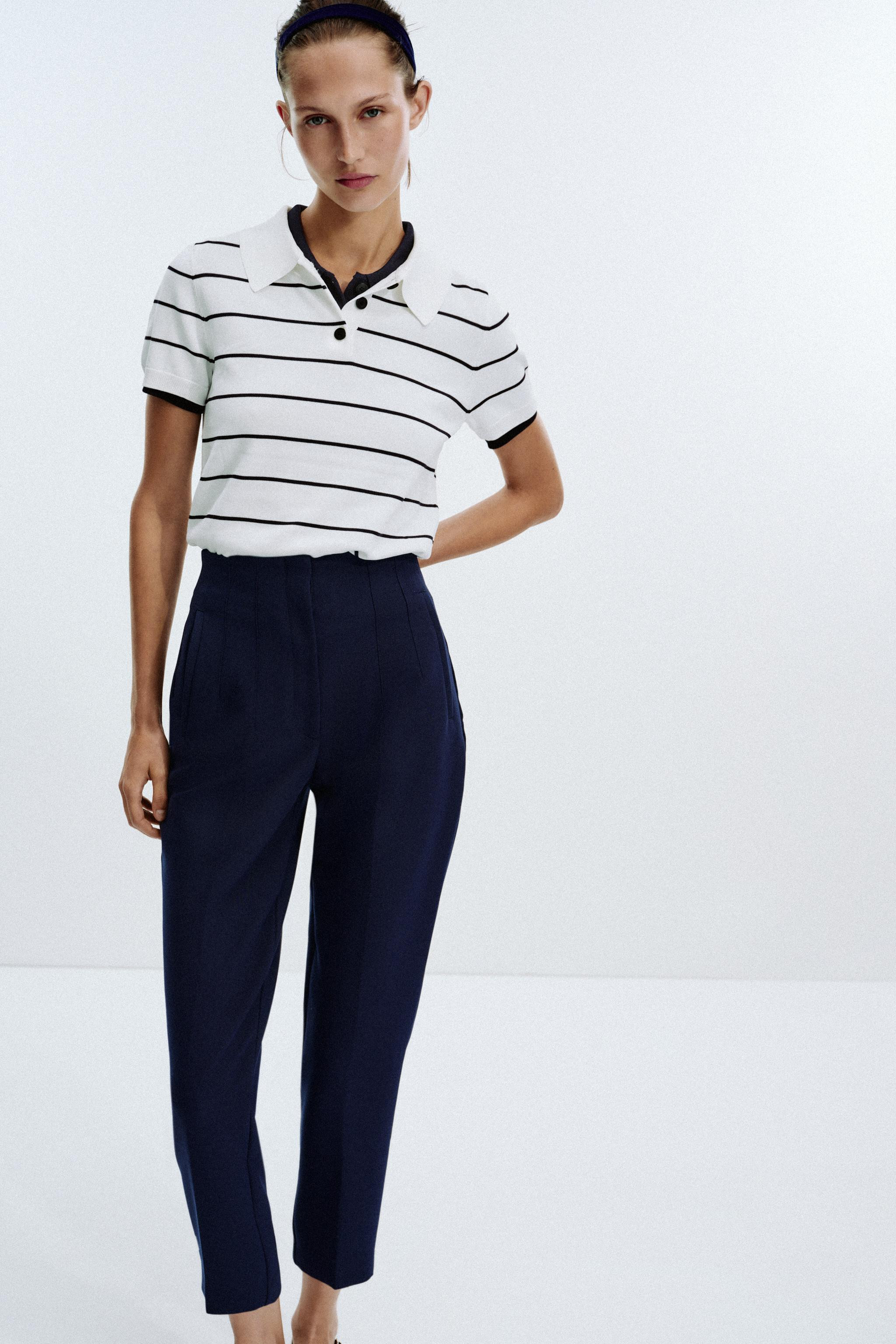 PANTS WITH A HIGH WAIST | Zara US