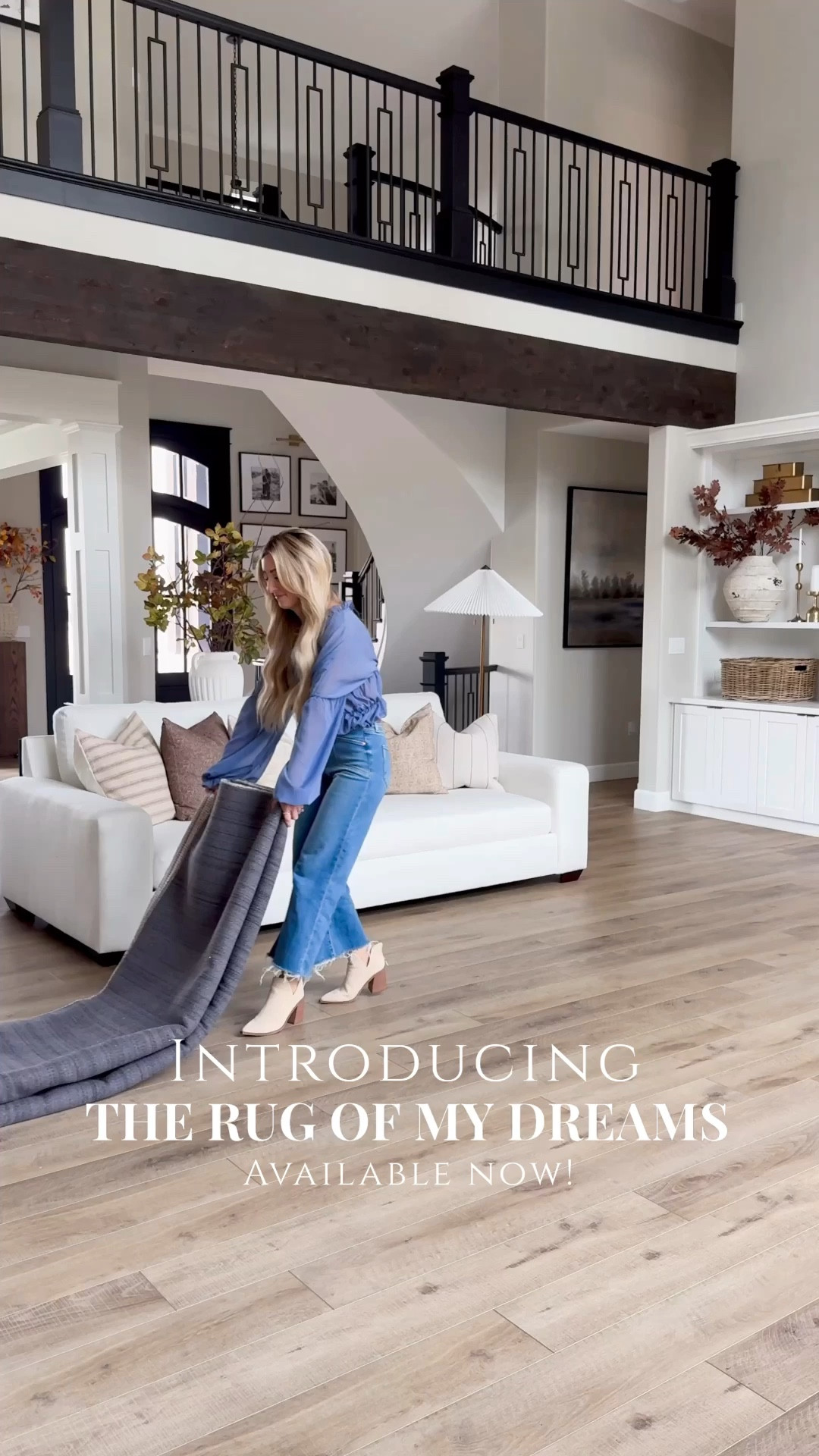 Loving this new rug for our living room. It's neutral. Washable. Has a vintage flare. But fit for any home  

#LTKHome #LTKVideo #LTKHoliday