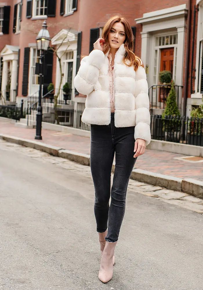 DONNA SALYERS FABULOUS FURS Posh Quilted Faux Fur Jacket | Nordstrom | Nordstrom
