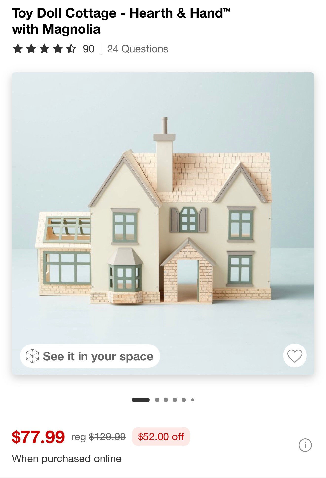 Hearth and hand cottage! $52 off! This will sell out so quickly! 

#LTKFindsUnder100 #LTKSpringSale #LTKWatchNow