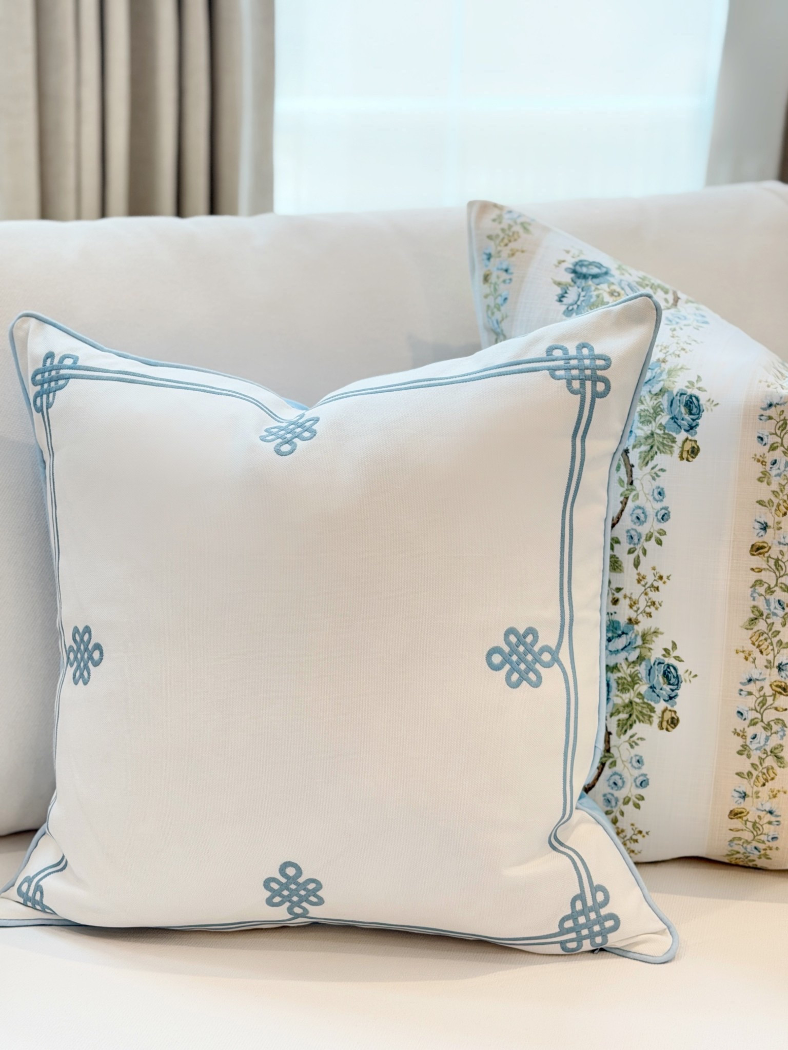 Amazon 22" throw pillow cover, blue and white pillow, indoor outdoor pillow cover, spring pillows affordable pillows , chinoserie 

#LTKSeasonal #LTKHome #LTKSaleAlert