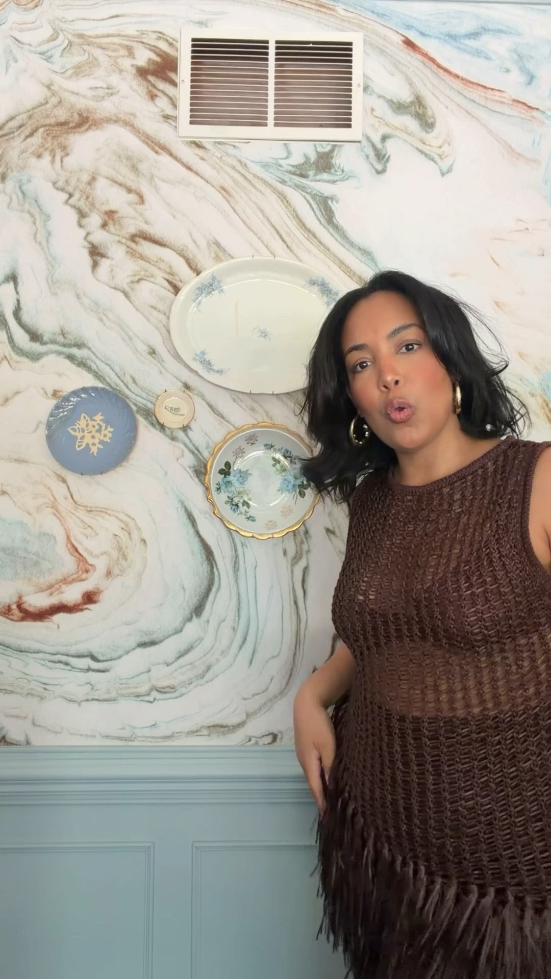 Starting a plate wall in the dining room. Excited to add to the collection! Sharing the plate hangers I used! So easy 🙌🏾

#LTKHome