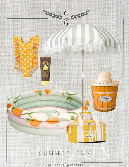 Amazon summer! Amazon kiddy pool, amazon ice cream maker, Amazon baby swim, Amazon outdoor umbrella, Serena and Lilly, amazon cooler, amazon beach, beach trips. Callie Glass @glass_alwaysfull 


#LTKkids #LTKSeasonal #LTKswim