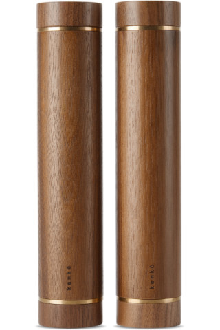 Walnut Dumbbells, 1 kg | SSENSE