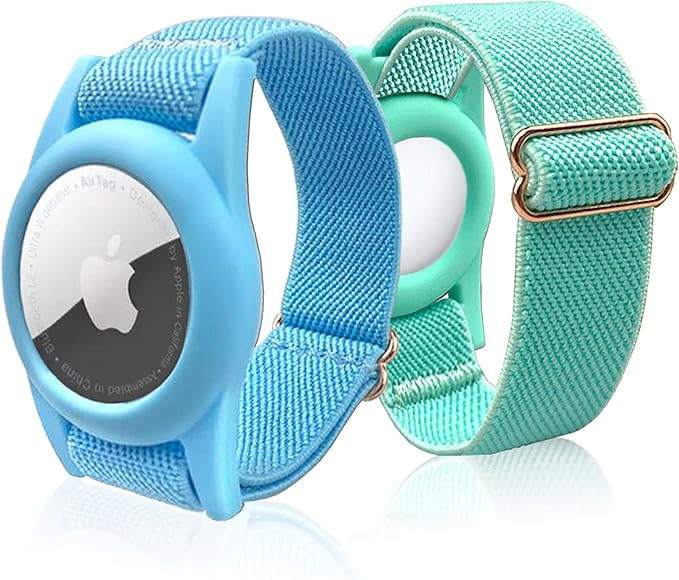 AirTag Bracelet for Kids, AirTag Holder with Elastic Wristband, Anti-Lost Watch Band for Apple Ai... | Amazon (US)