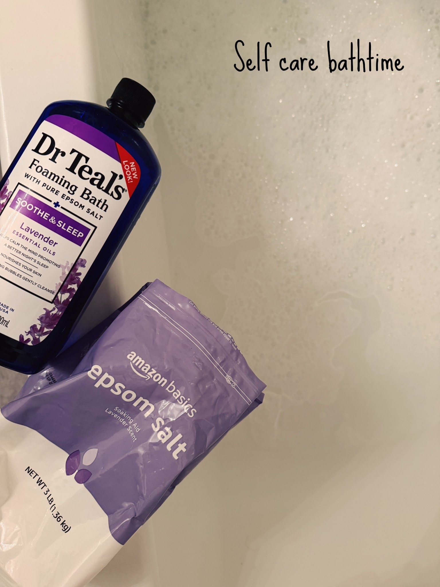 Bath time essentials 🫧💜