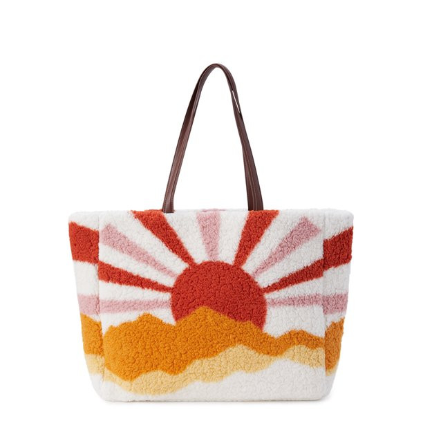 No Boundaries Sun Ray Tote Bag Yellow - Walmart.com | Walmart (US)