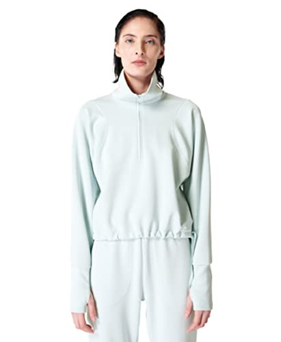 Sweaty Betty Women's Sand Wash Soft Half Zip Pullover Sweatshirt | Amazon (US)