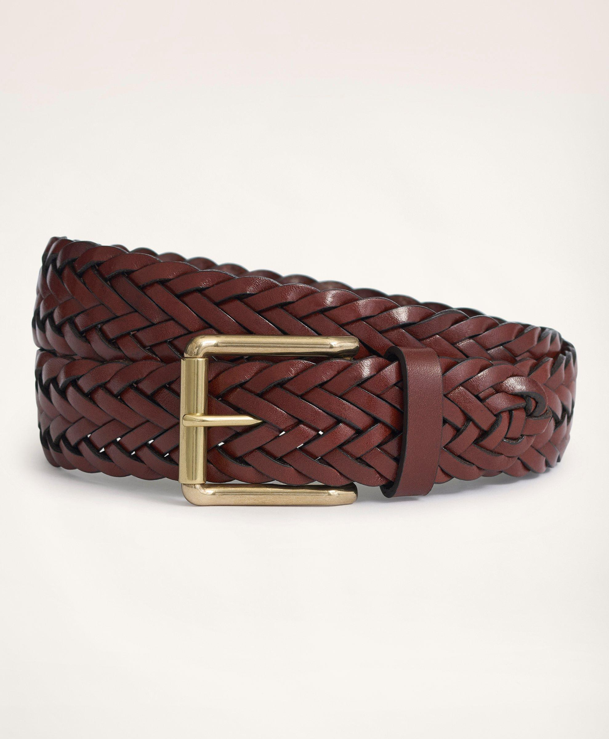 Braided Leather Belt | Brooks Brothers