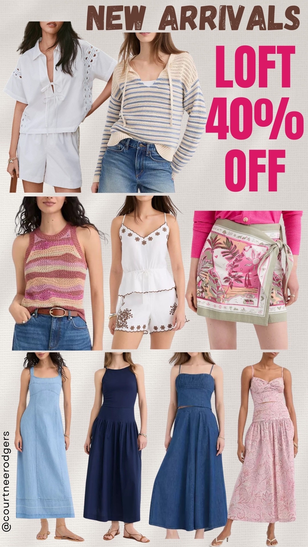 LOFT NEW ARRIVALS 40% OFF! 🩷

Loft, spring outfits, spring fashion 

#LTKSaleAlert #LTKPetite #LTKdayinmylife