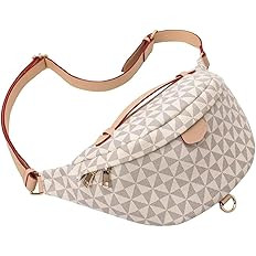 Fanny Pack Crossbody Bags for Women, Sling Bag for Women Small Belt Chest Bum Bag Checkered fanny... | Amazon (US)