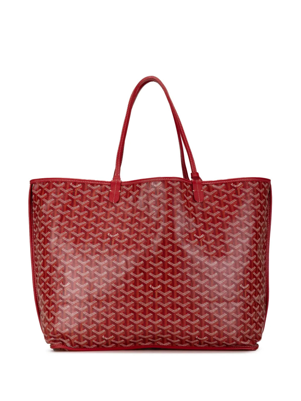 Goyard Pre-Owned 2021 Goyardine Artois GM Tote Bag | Red | FARFETCH | Farfetch Global