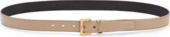 Laque YSL Monogram Leather Belt | Nordstrom