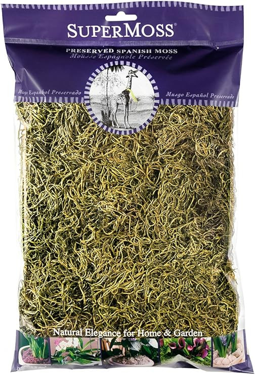 SuperMoss (26967) Spanish Moss Preserved, Basil, 8oz (200 cubic inch) | Amazon (US)