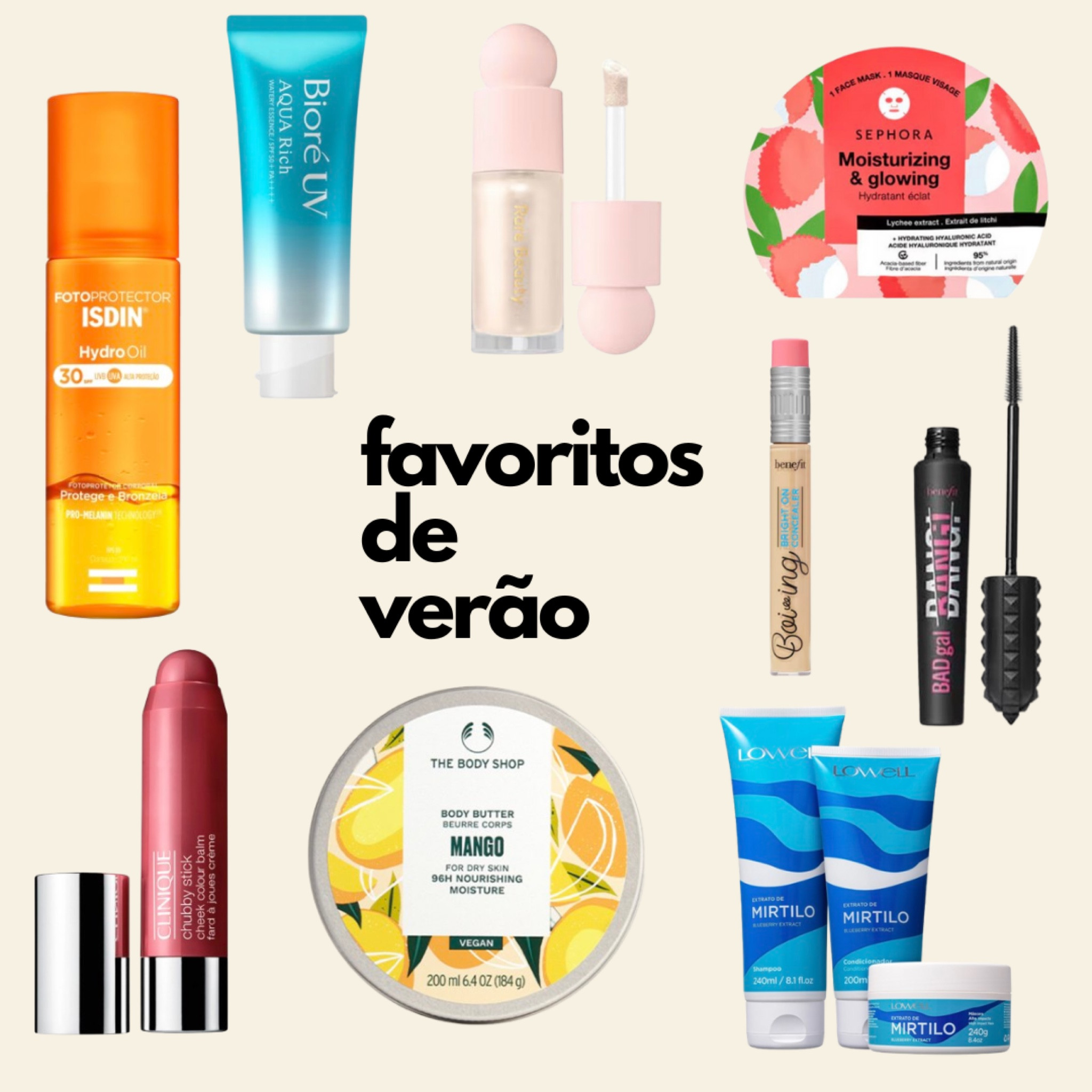 Meus produtos essenciais pro verão!!

protetor solar, beleza, verão, blush, hair care, bronzeador. 

#LTKbrasil #LTKsummer #LTKbeleza